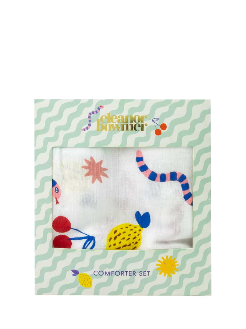 Eleanor Bowmer muslin comforter set - British product