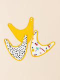 Eleanor Bowmer muslin bibs pack of 3 - British product