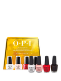 OPI Classic Nail Polish Professional Fast-Drying Nail Lacquer Holiday Gift Set, 4 x 3.75ml