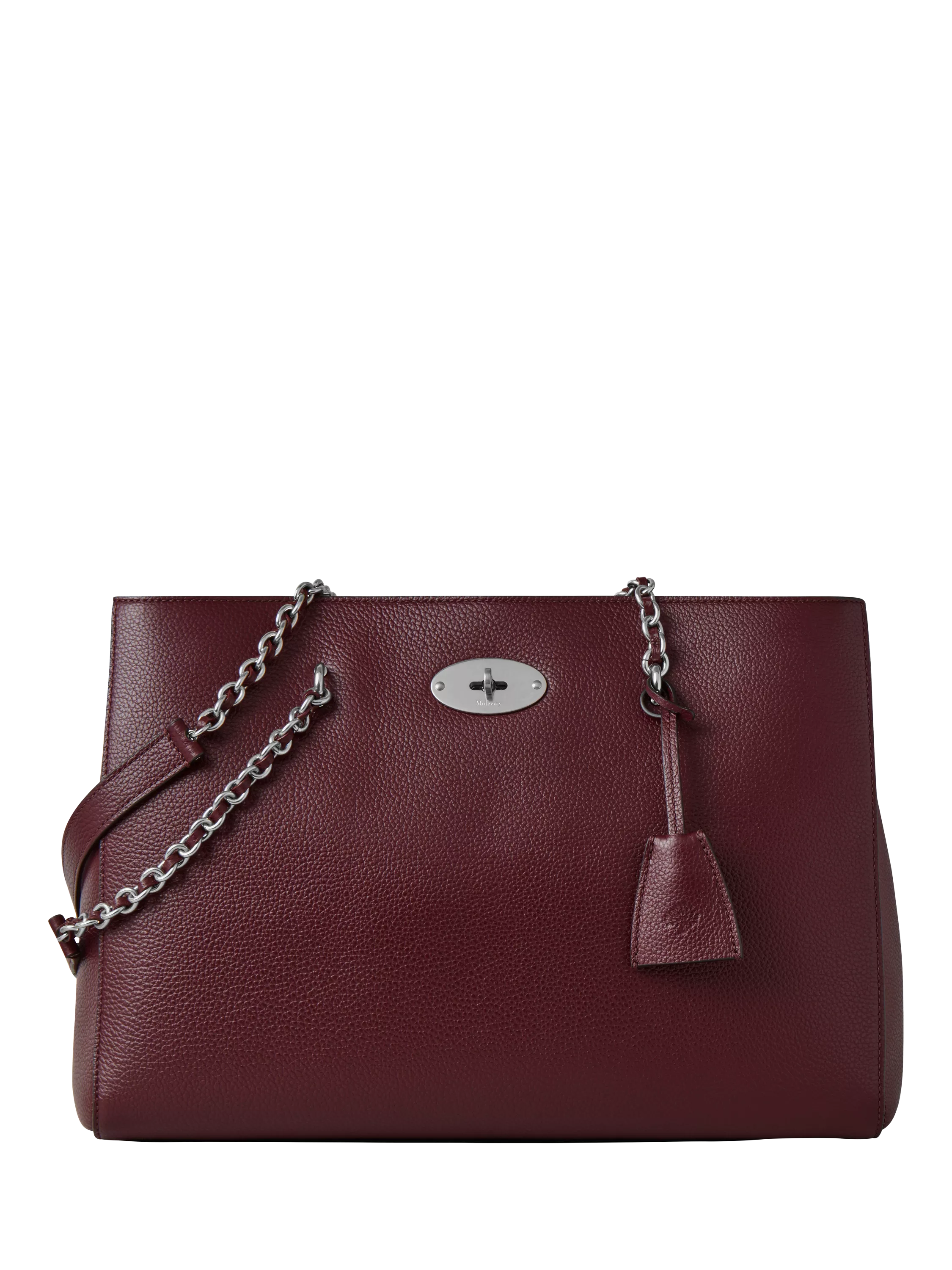 حقيبة Mulberry Lily Tote من الجلد بحبيبات صغيرة، مستوردة من المملكة المتحدة