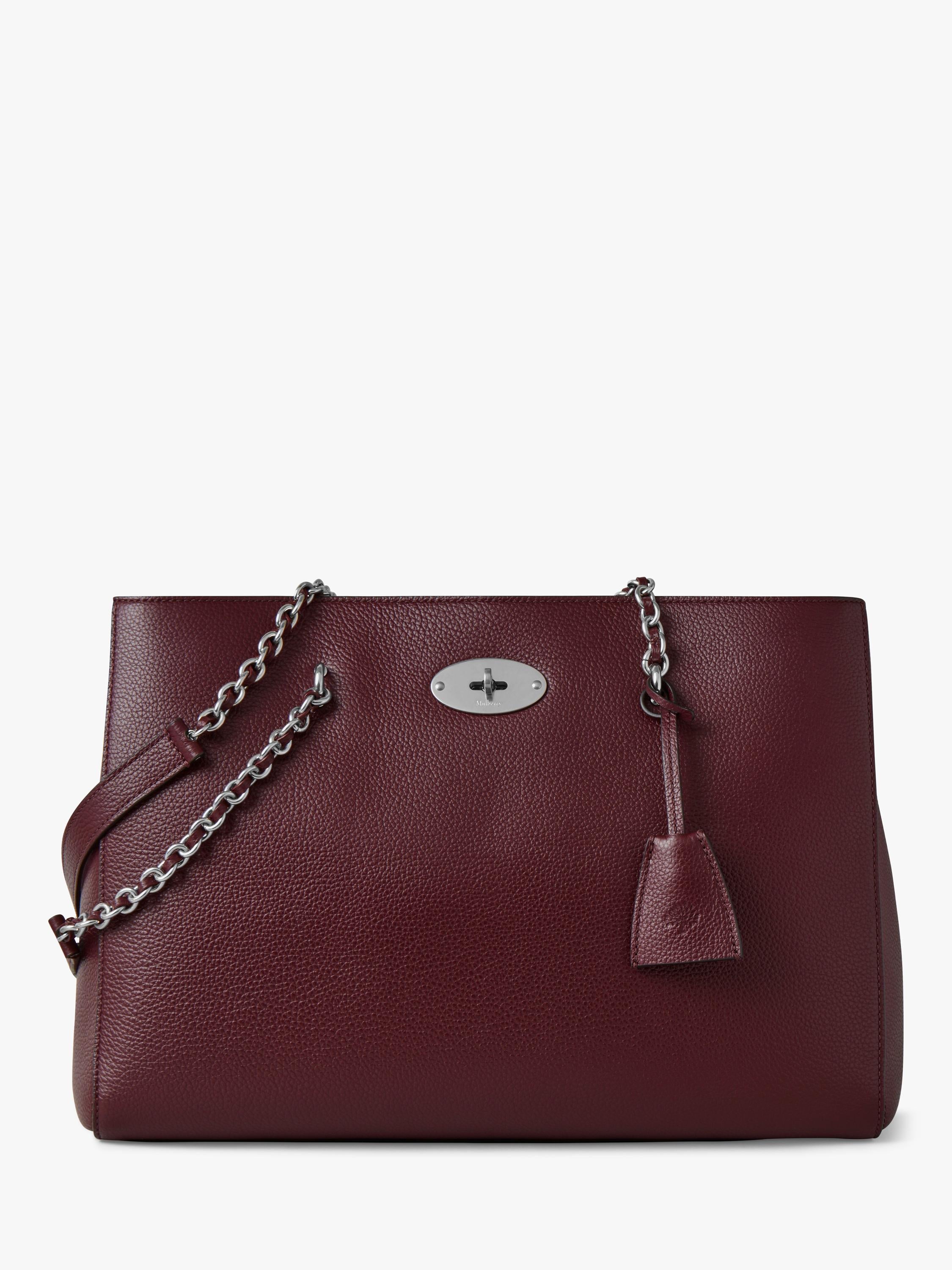 Mulberry Lily Small Grain Leather Tote, imported from the UK