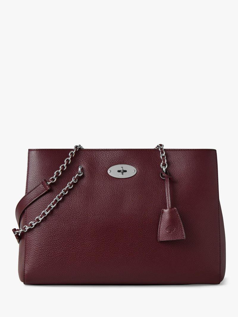Mulberry Lily Small Grain Leather Tote, imported from the UK