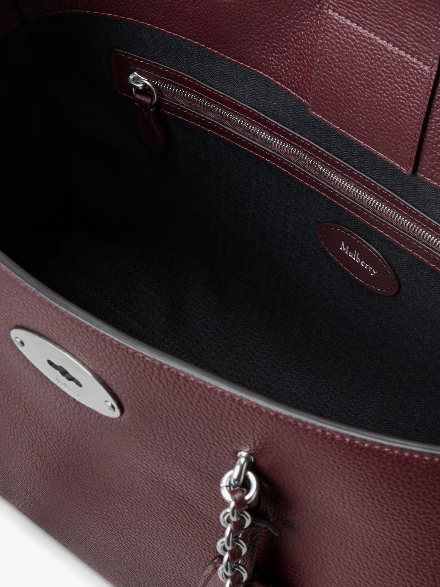 Mulberry Lily Small Grain Leather Tote, imported from the UK