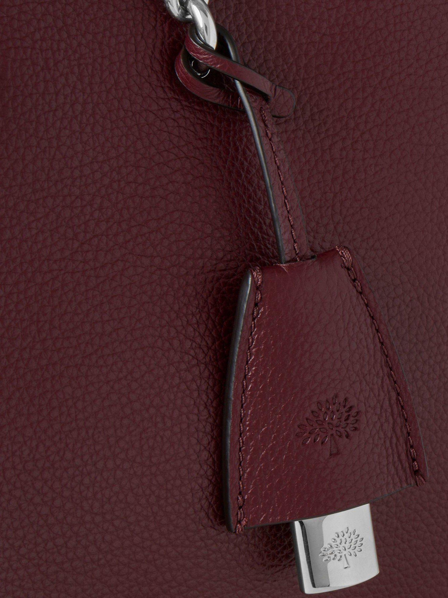 Mulberry Lily Small Grain Leather Tote, imported from the UK