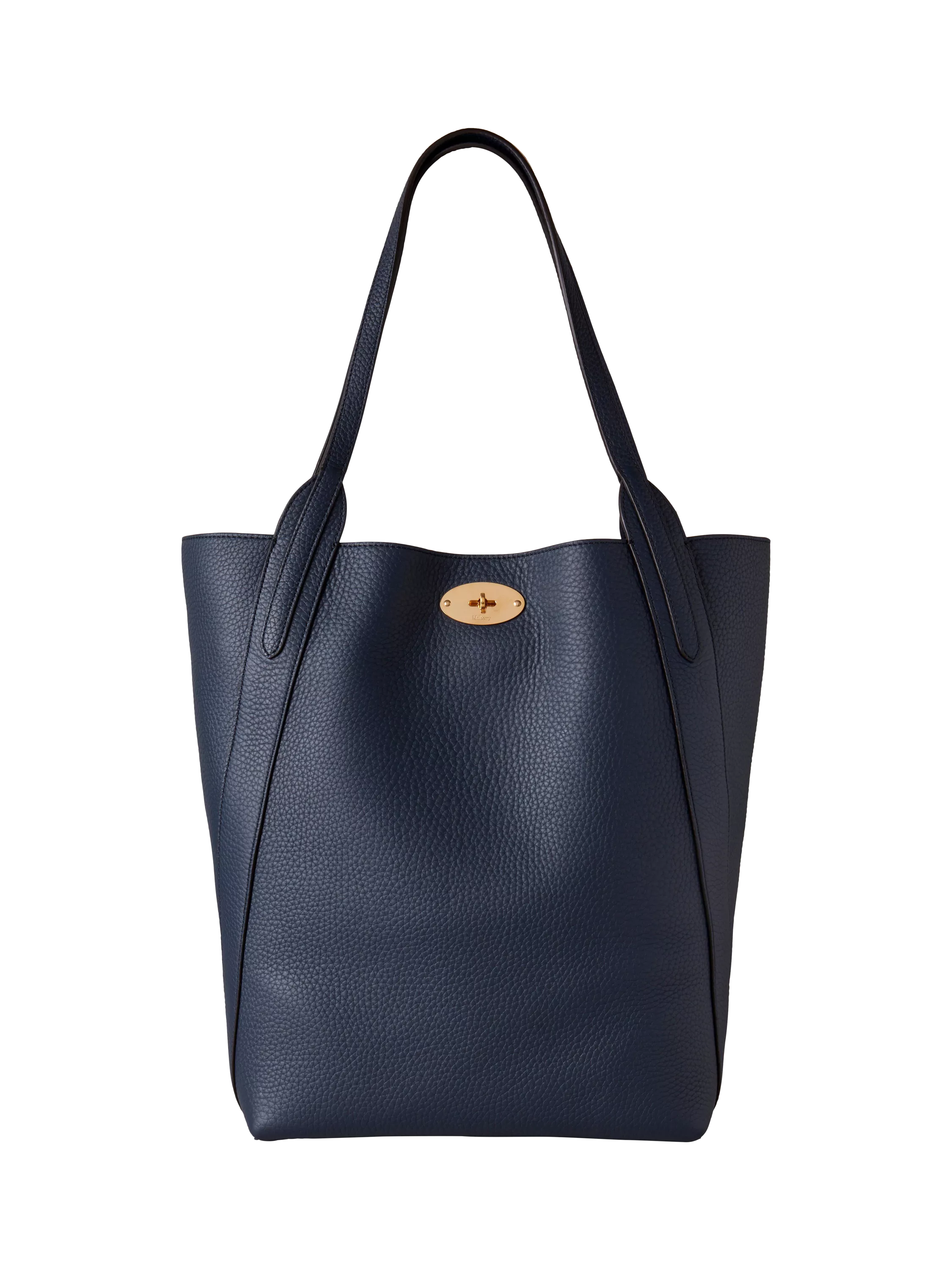 حقيبة يد Mulberry North South Bayswater من الجلد بنقشة حبيبات ثقيلة