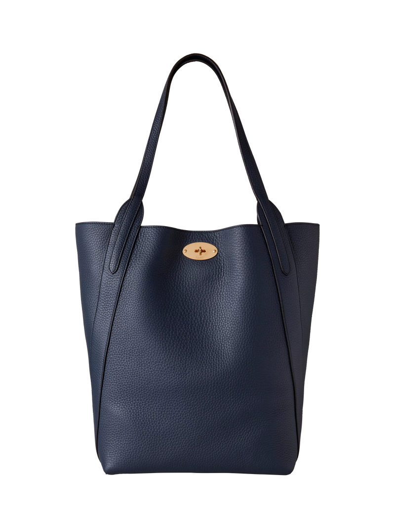 حقيبة يد Mulberry North South Bayswater من الجلد بنقشة حبيبات ثقيلة