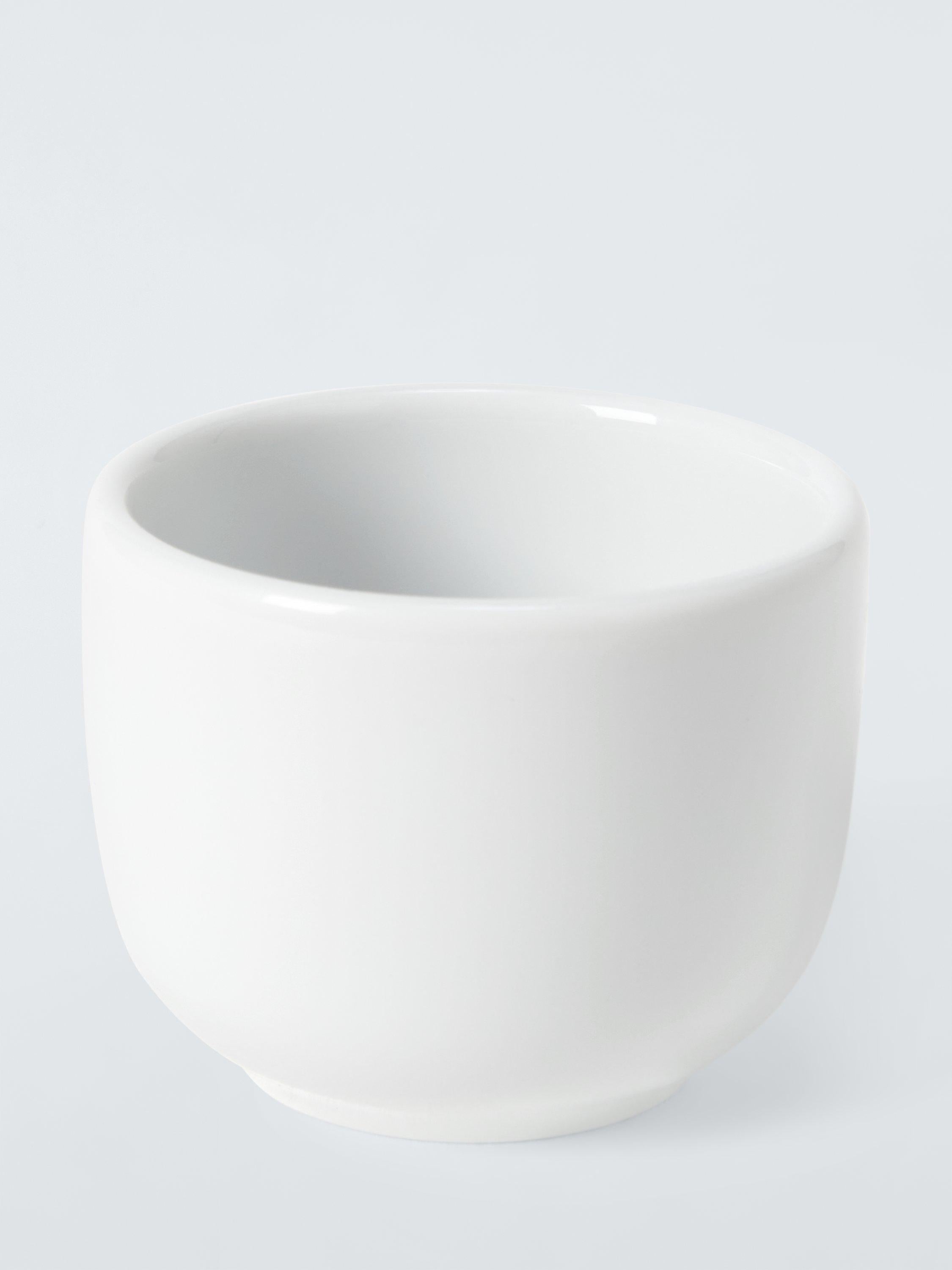 John Lewis Dine porcelain egg cups set of 4 white, imported from the UK
