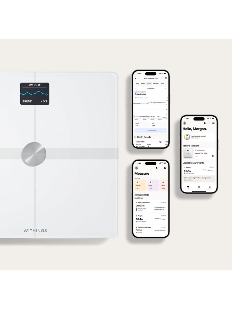 Withings Body Smart bathroom scale white (British brand)