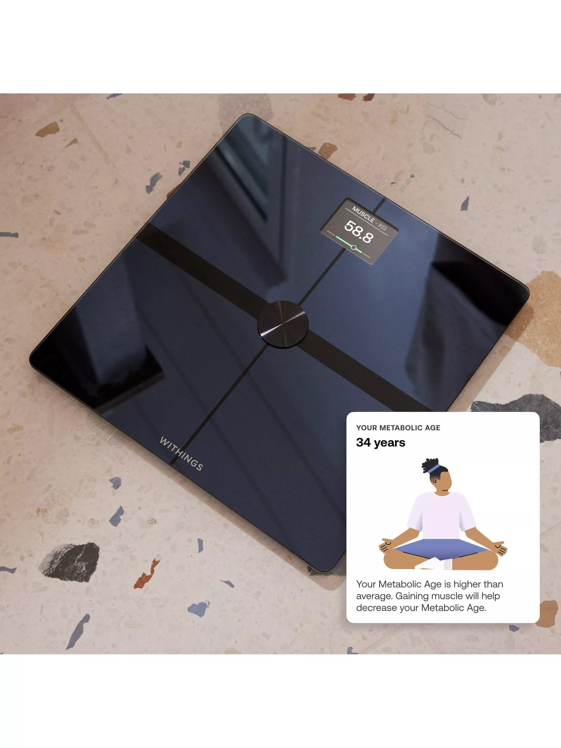 Withings Body Smart bathroom scale white (British brand)