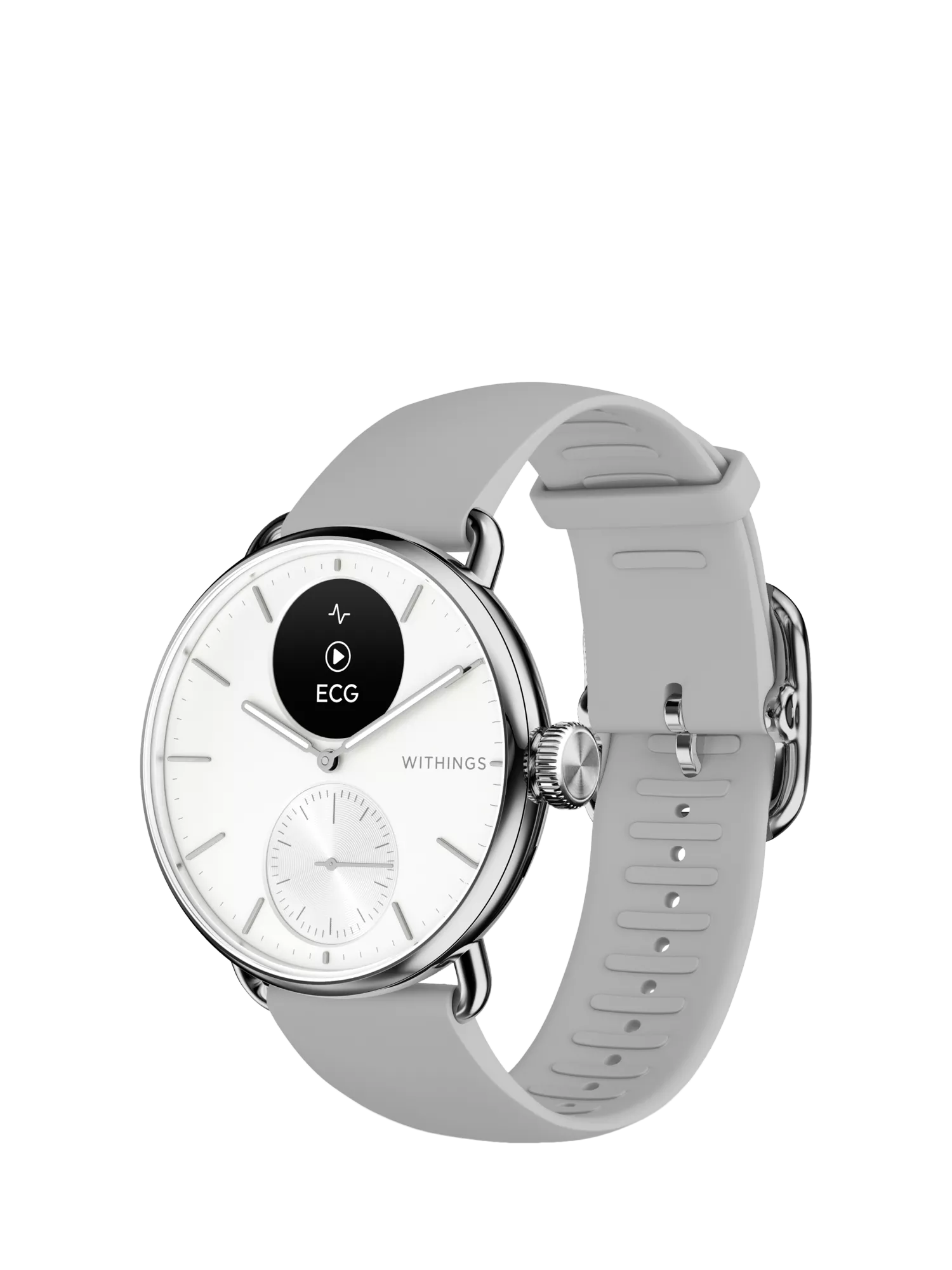 Withings Scanwatch 2 hybrid smartwatch white 38mm, imported from the UK