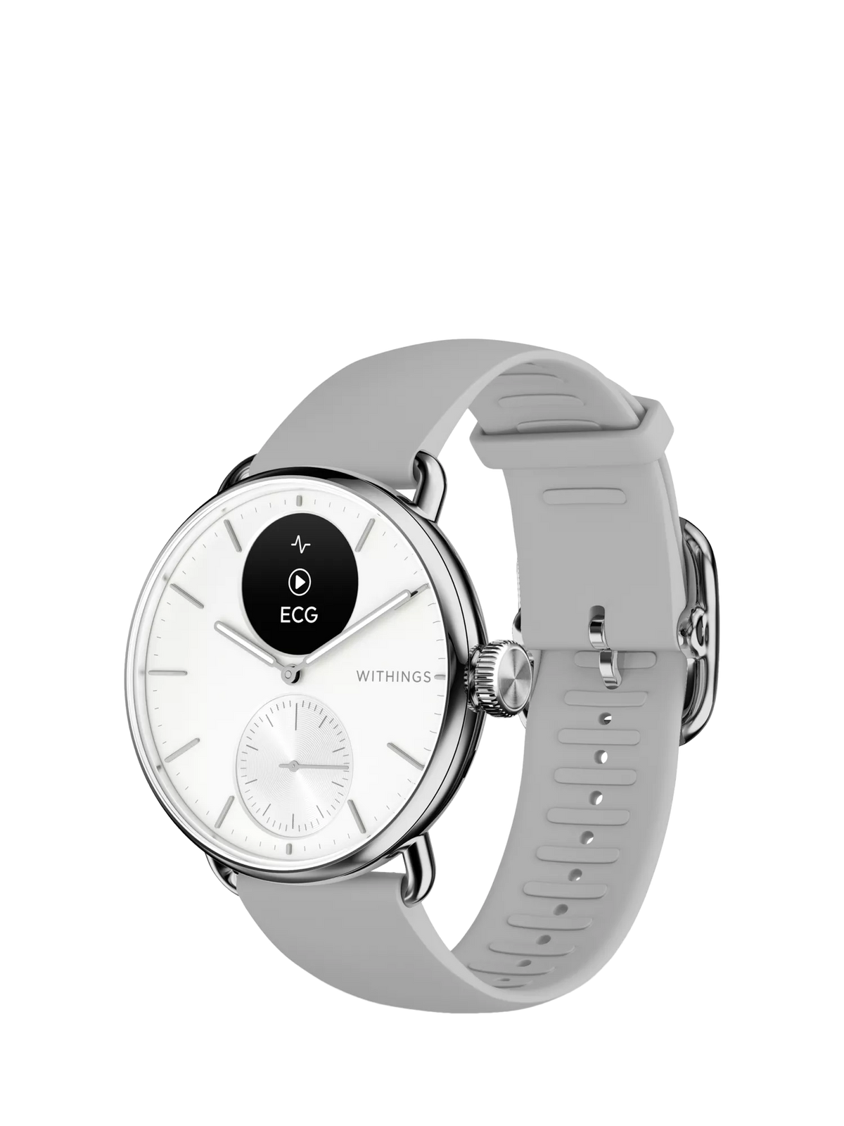 Withings Scanwatch 2 hybrid smartwatch white 38mm, imported from the UK
