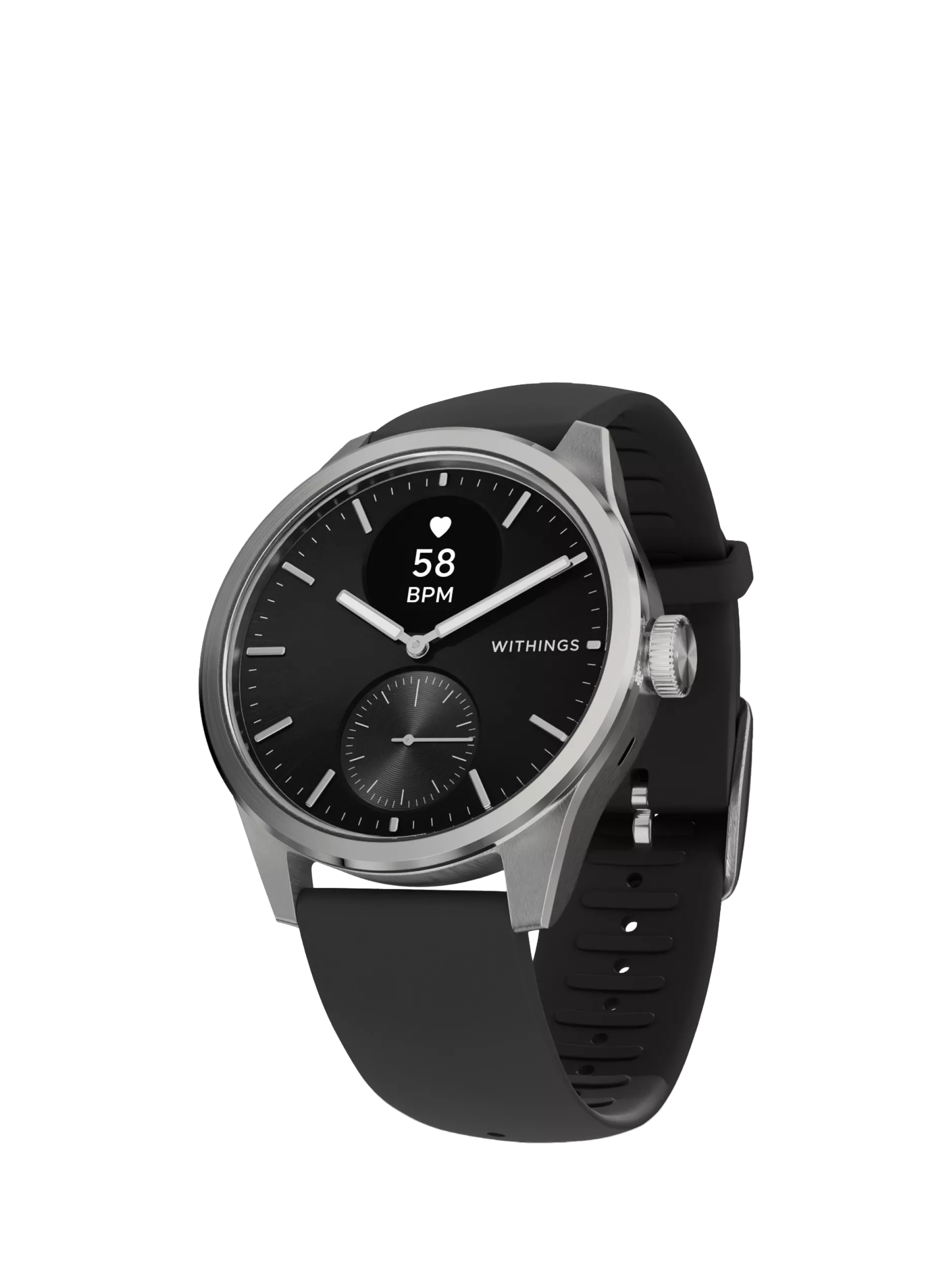 Withings Scanwatch 2 hybrid smartwatch 42mm black, UK version