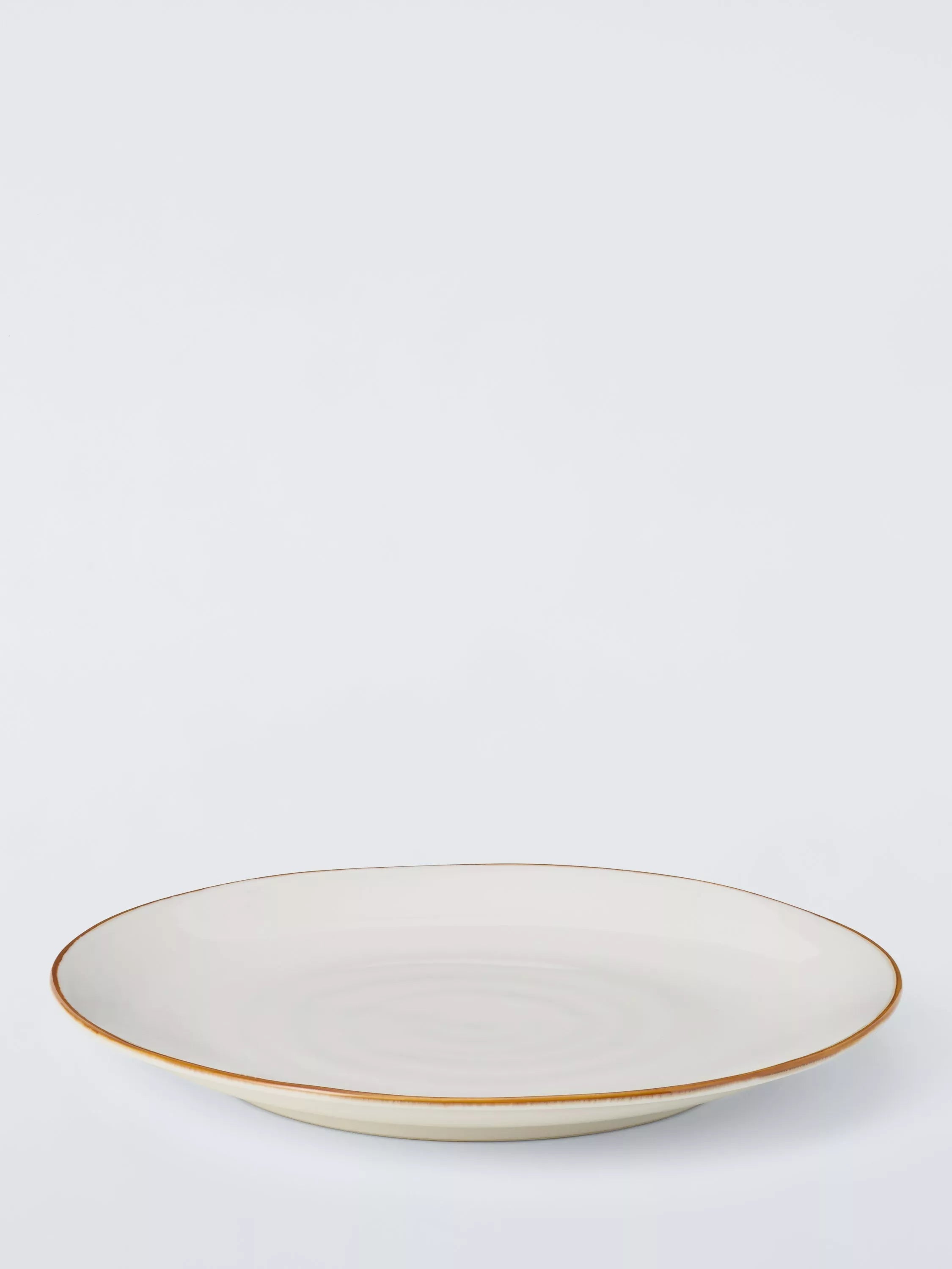 John Lewis Deliciously Ella stoneware dinner plate 27cm white, UK version