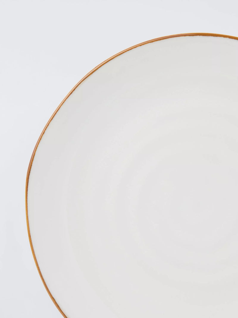 John Lewis Deliciously Ella stoneware dinner plate 27cm white, UK version