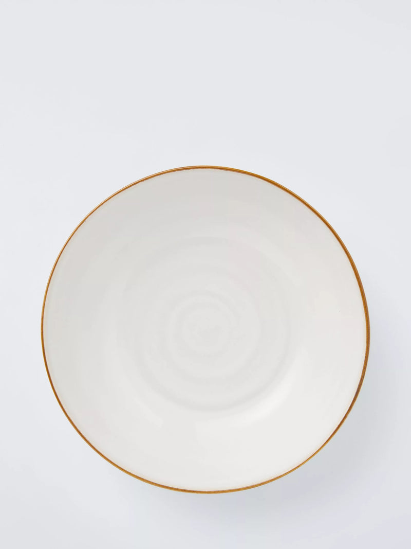John Lewis Deliciously Ella stoneware cereal bowl 16cm white (British brand)