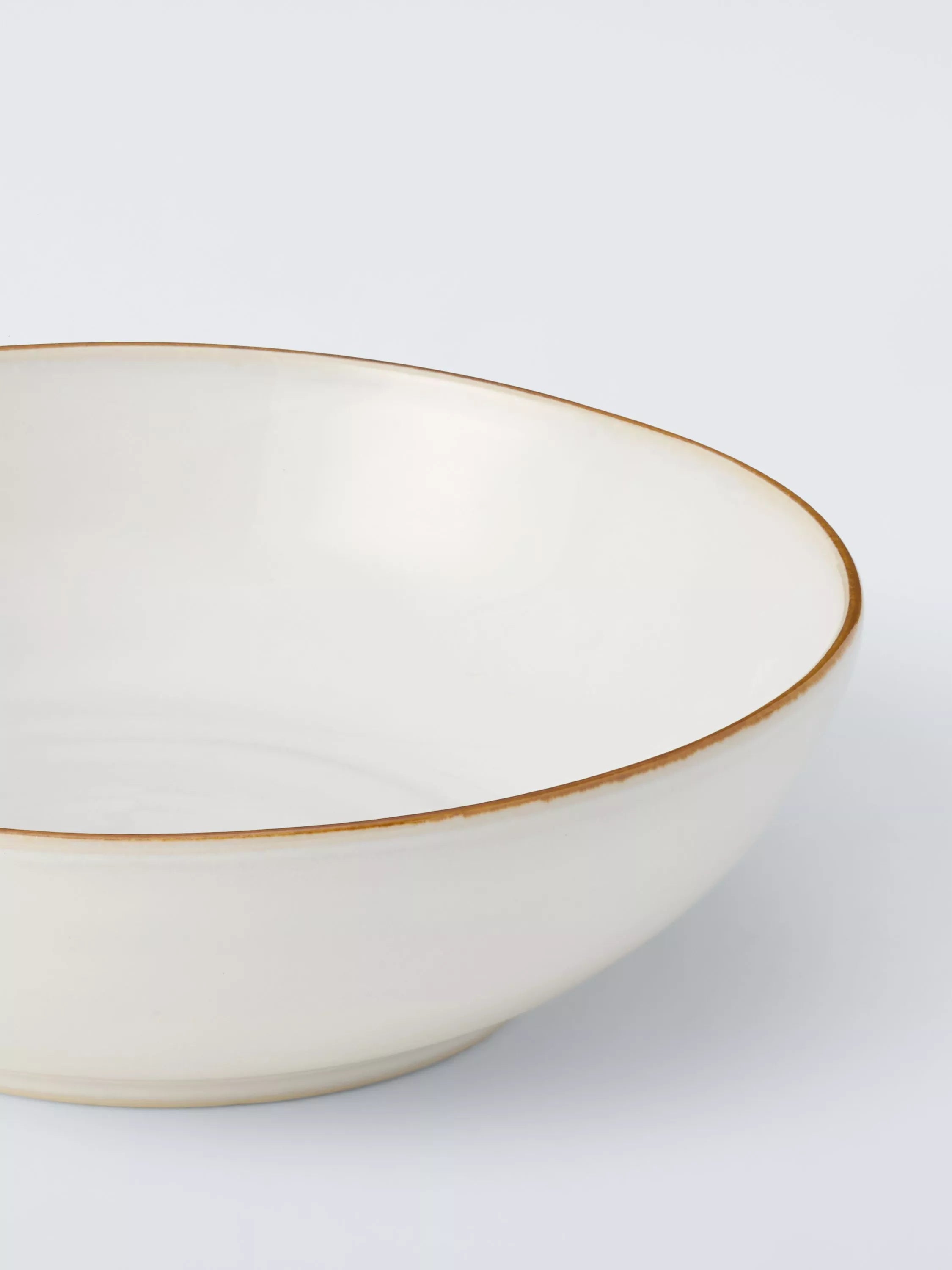 John Lewis Deliciously Ella stoneware cereal bowl 16cm white (British brand)