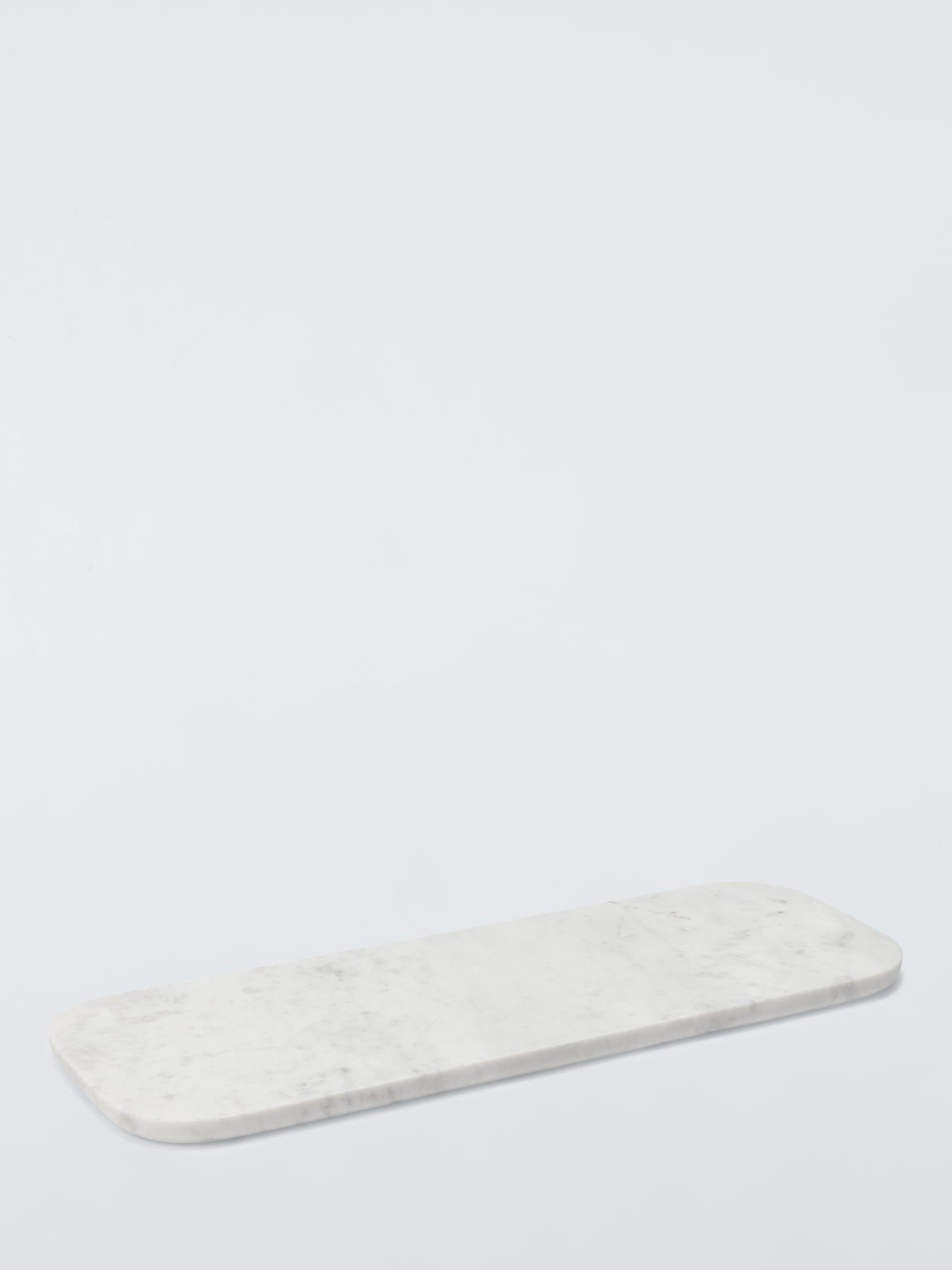 John Lewis long white marble serving board (British brand)