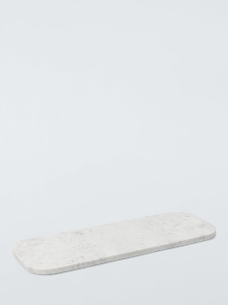 John Lewis long white marble serving board (British brand)