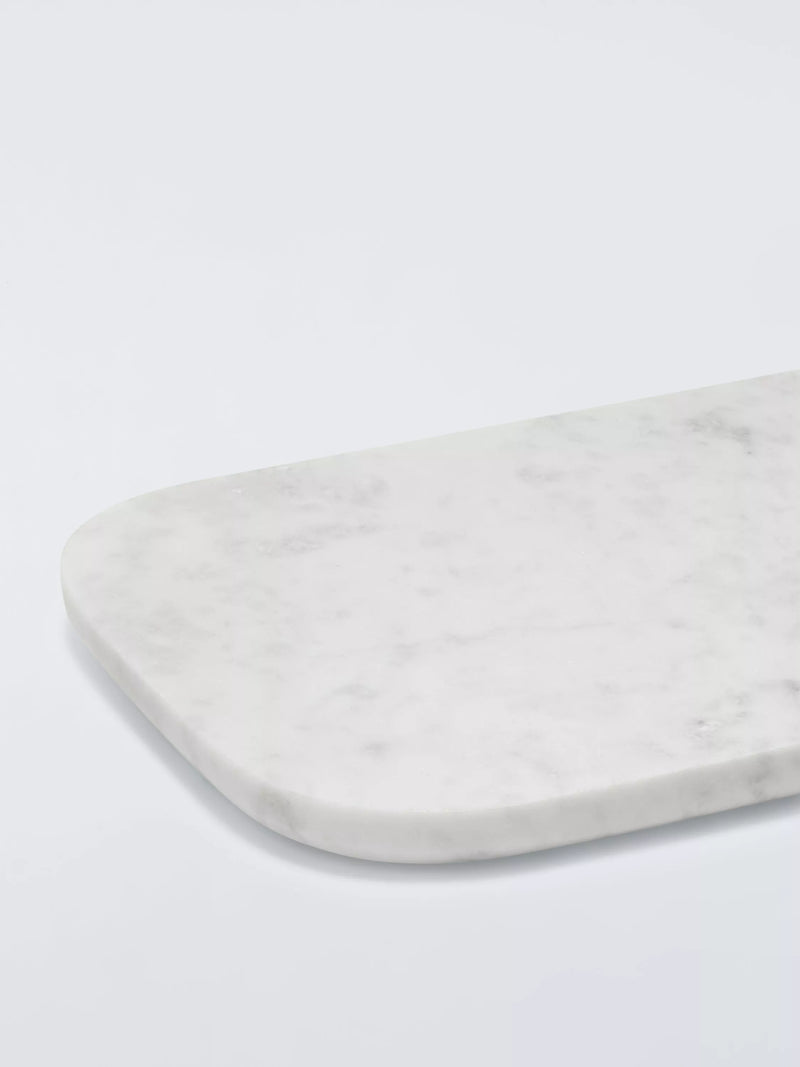 John Lewis long white marble serving board (British brand)