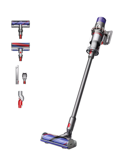 John Lewis Dyson V10 Total Clean Kabelloser Staubsauger, Sprühnickel/Schwarz