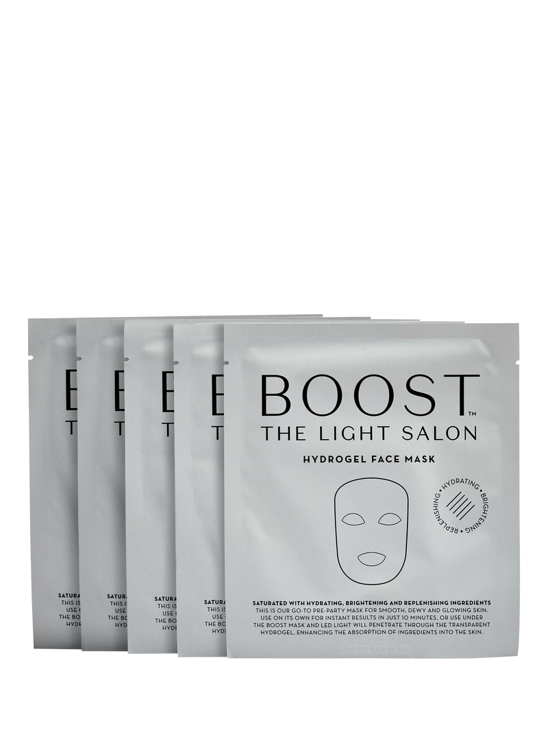 The Light Salon hydrogel face mask 5x28g (British brand)