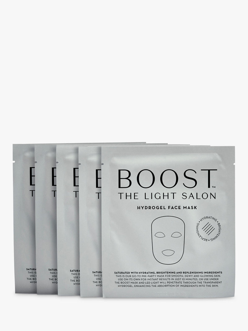 The Light Salon hydrogel face mask 5x28g (British brand)