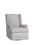 Pottery Barn Kids Modern Wingback Recliner, Linen Blend Grey