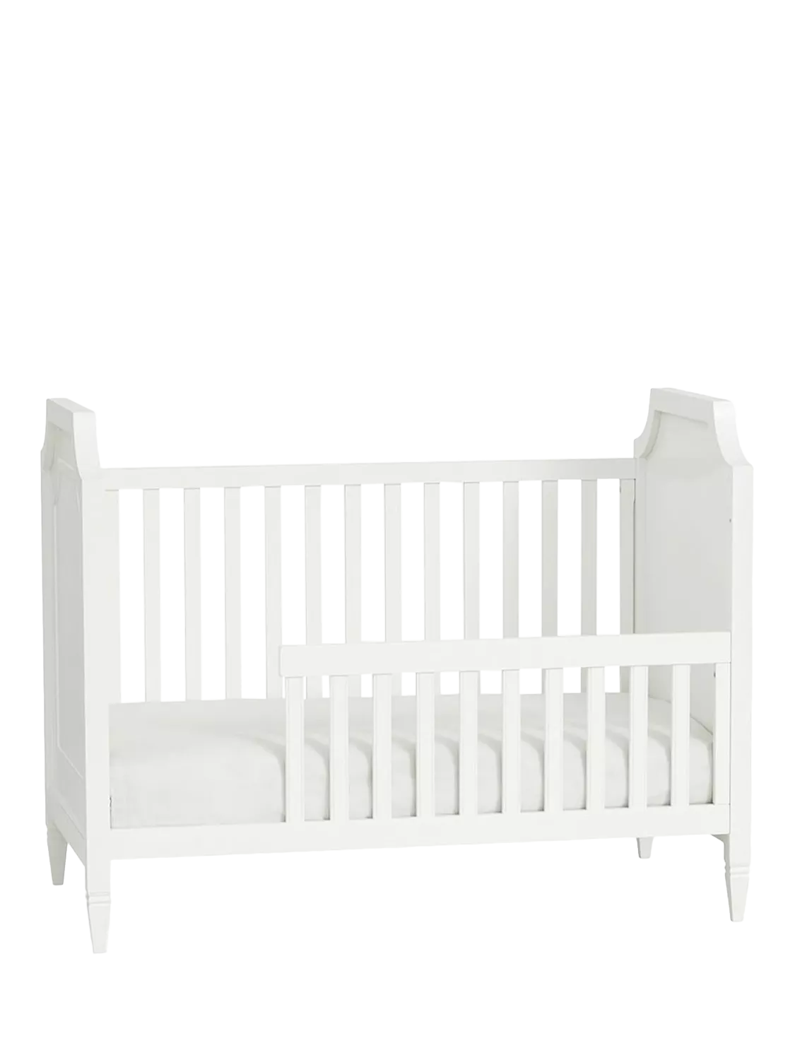 Pottery Barn Kids Ava Regency Wood Cot Guard Rail, Simply White