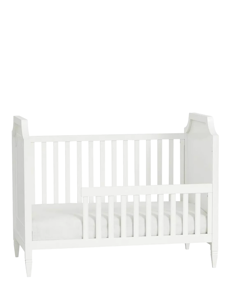 Pottery Barn Kids Ava Regency Wood Cot Guard Rail, Simply White