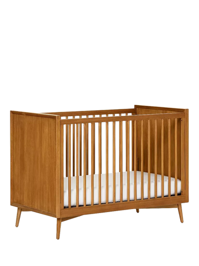 Pottery Barn Kids Mid Century Wood Convertible Cot, Acorn