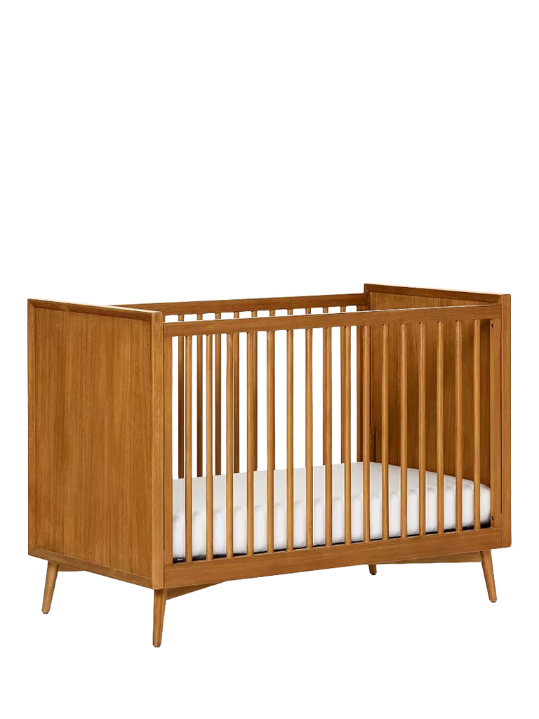 Pottery Barn Kids Mid Century Wood Convertible Cot, Acorn