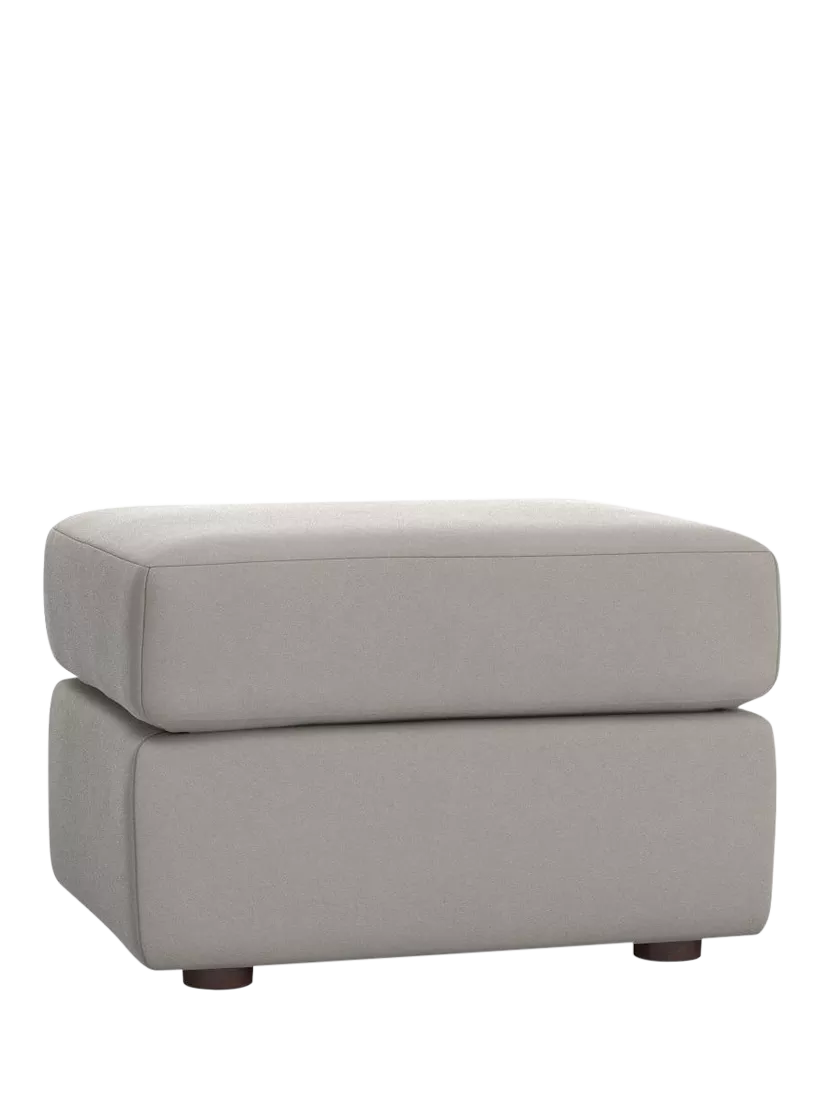Pottery Barn Kids Graham Ottoman, Velvet Dove Grey