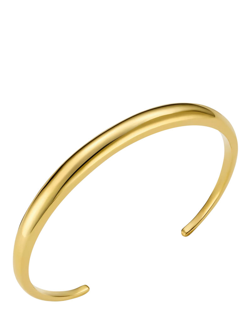 Orelia LUXE domed bangle gold plated - British product
