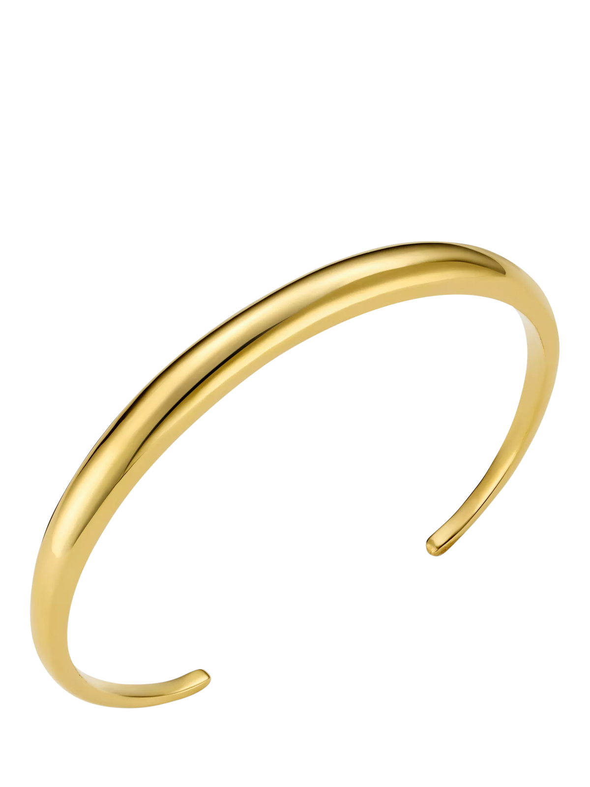 Orelia LUXE domed bangle gold plated - British product