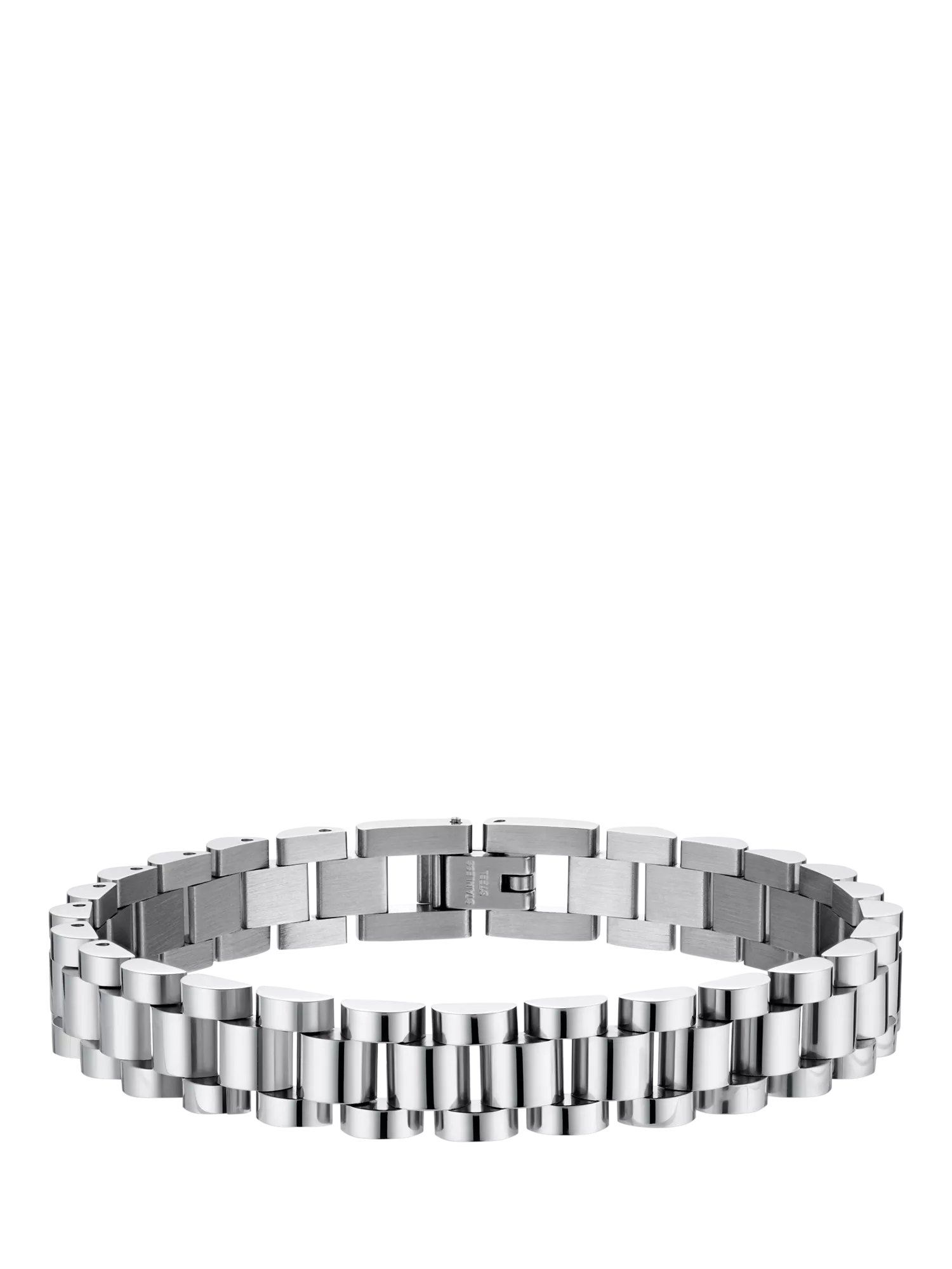 Orelia men's slim watch chain bracelet silver, imported from the UK