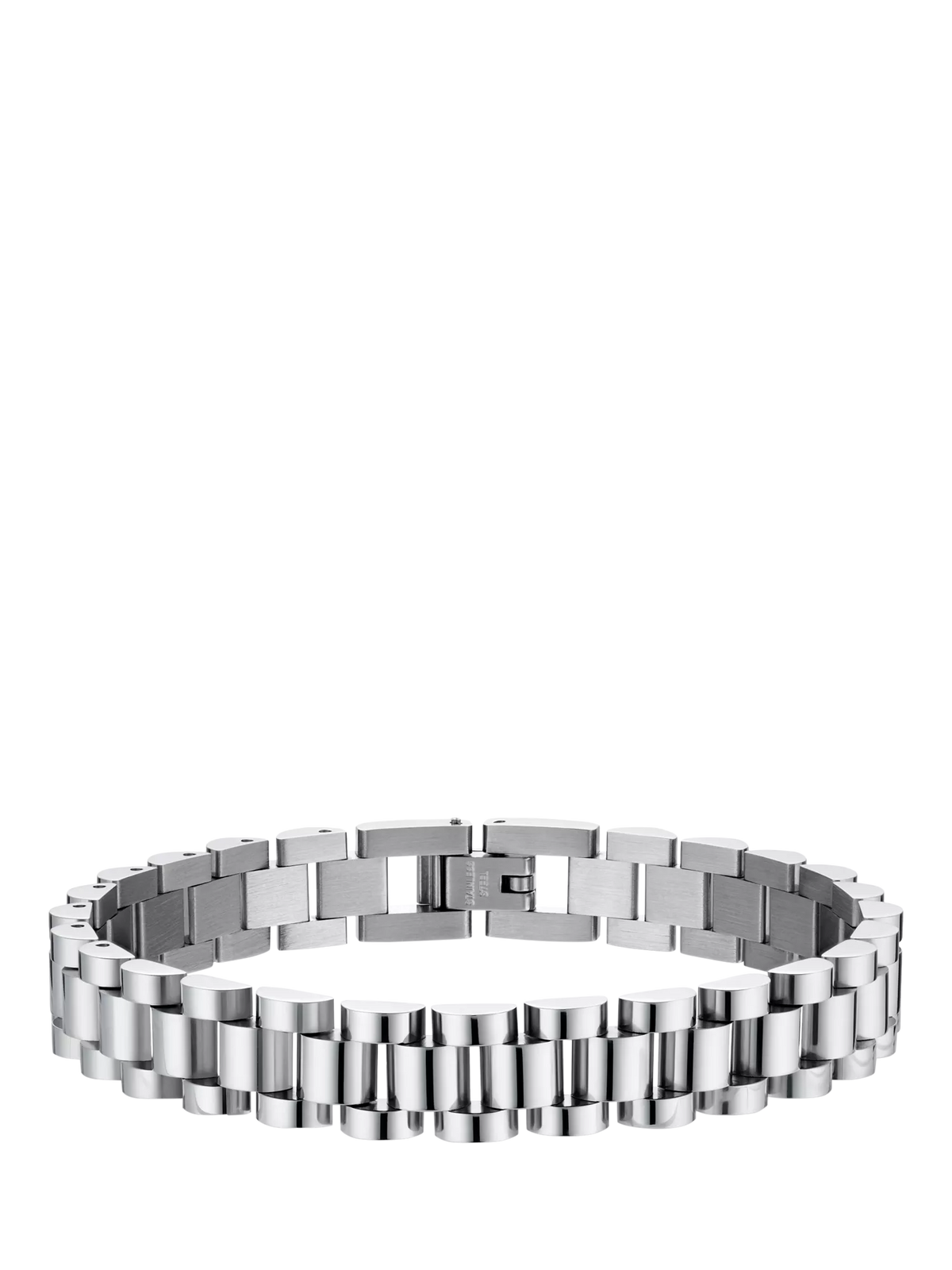 Orelia men's slim watch chain bracelet silver, imported from the UK