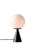 West Elm Ardsley glass globe table lamp black matte (British brand)