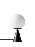 West Elm Ardsley glass globe table lamp black matte (British brand)