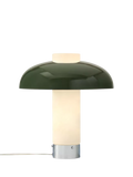 West Elm Cleo Domed Table Lamp in Mid Green, imported from the UK