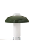 West Elm Cleo Domed Table Lamp in Mid Green, imported from the UK