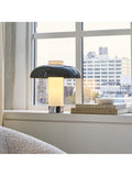 West Elm Cleo Domed Table Lamp in Mid Green, imported from the UK