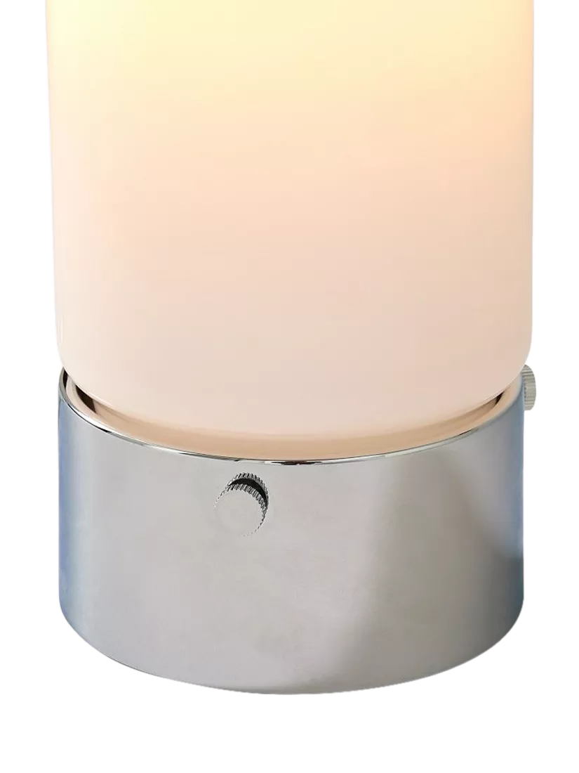 West Elm Cleo Domed Table Lamp in Mid Green, imported from the UK