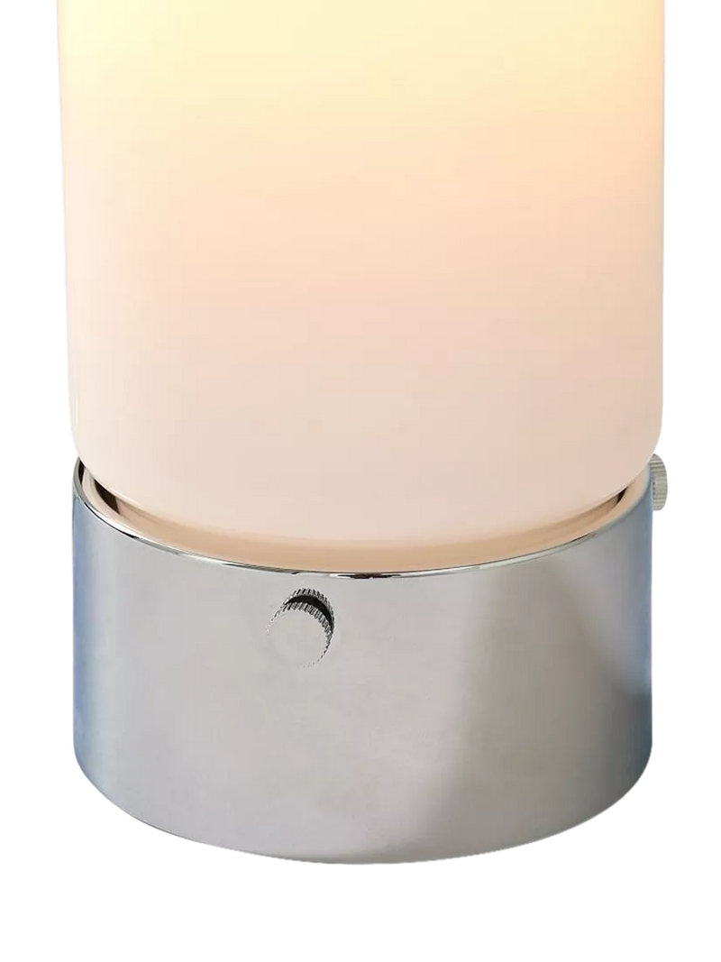 West Elm Cleo Domed Table Lamp in Mid Green, imported from the UK