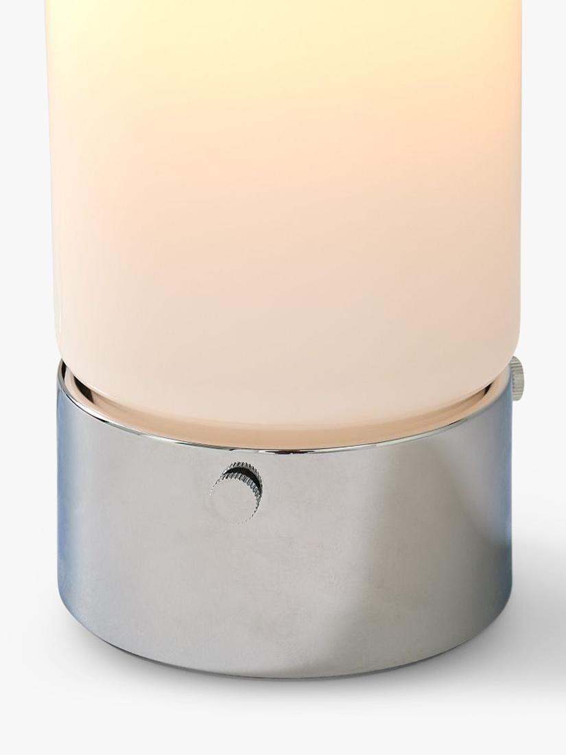 West Elm Cleo Domed Table Lamp in Mid Green, imported from the UK