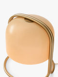 West Elm Remy domed glass table lamp beige (British brand)