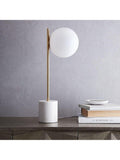 West Elm Sphere Stem table lamp white 56cm (British brand)