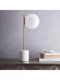 West Elm Sphere Stem table lamp white 56cm (British brand)