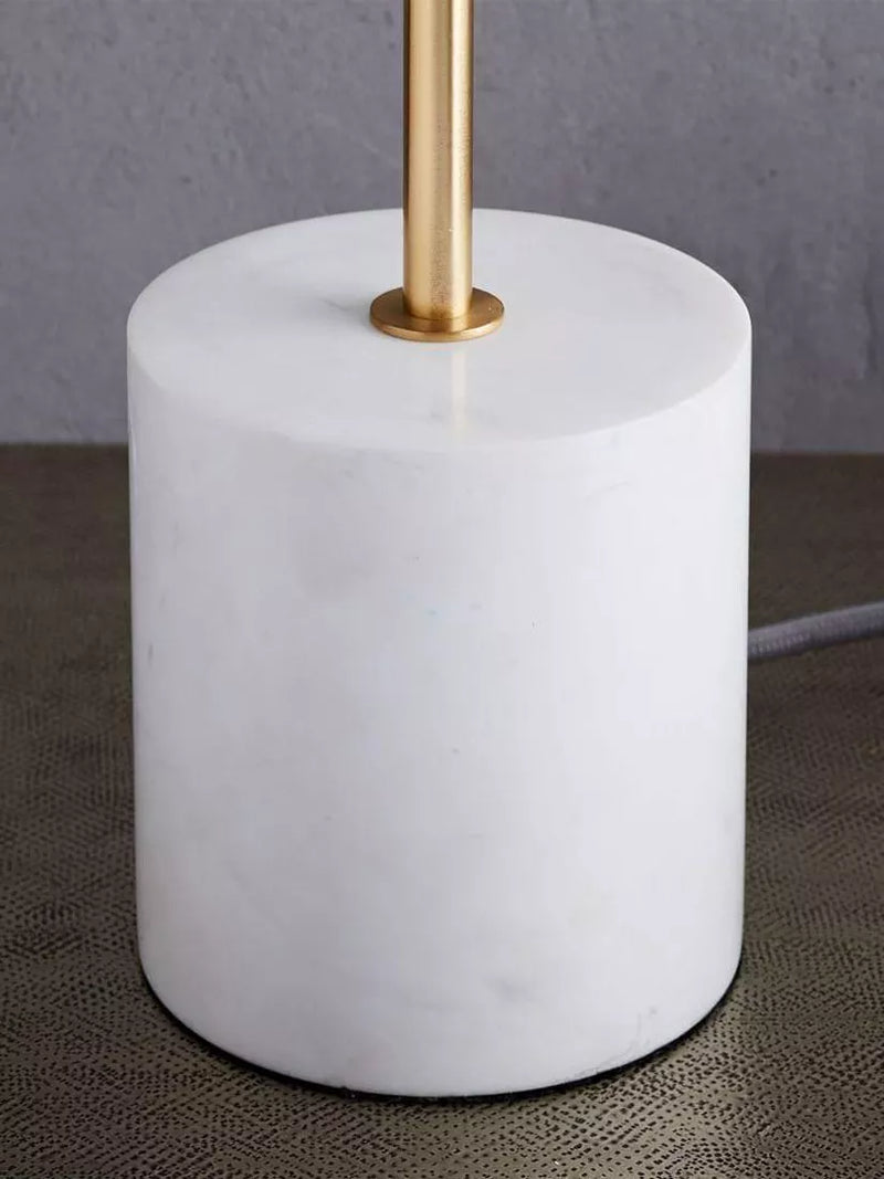 West Elm Sphere Stem table lamp white 56cm (British brand)