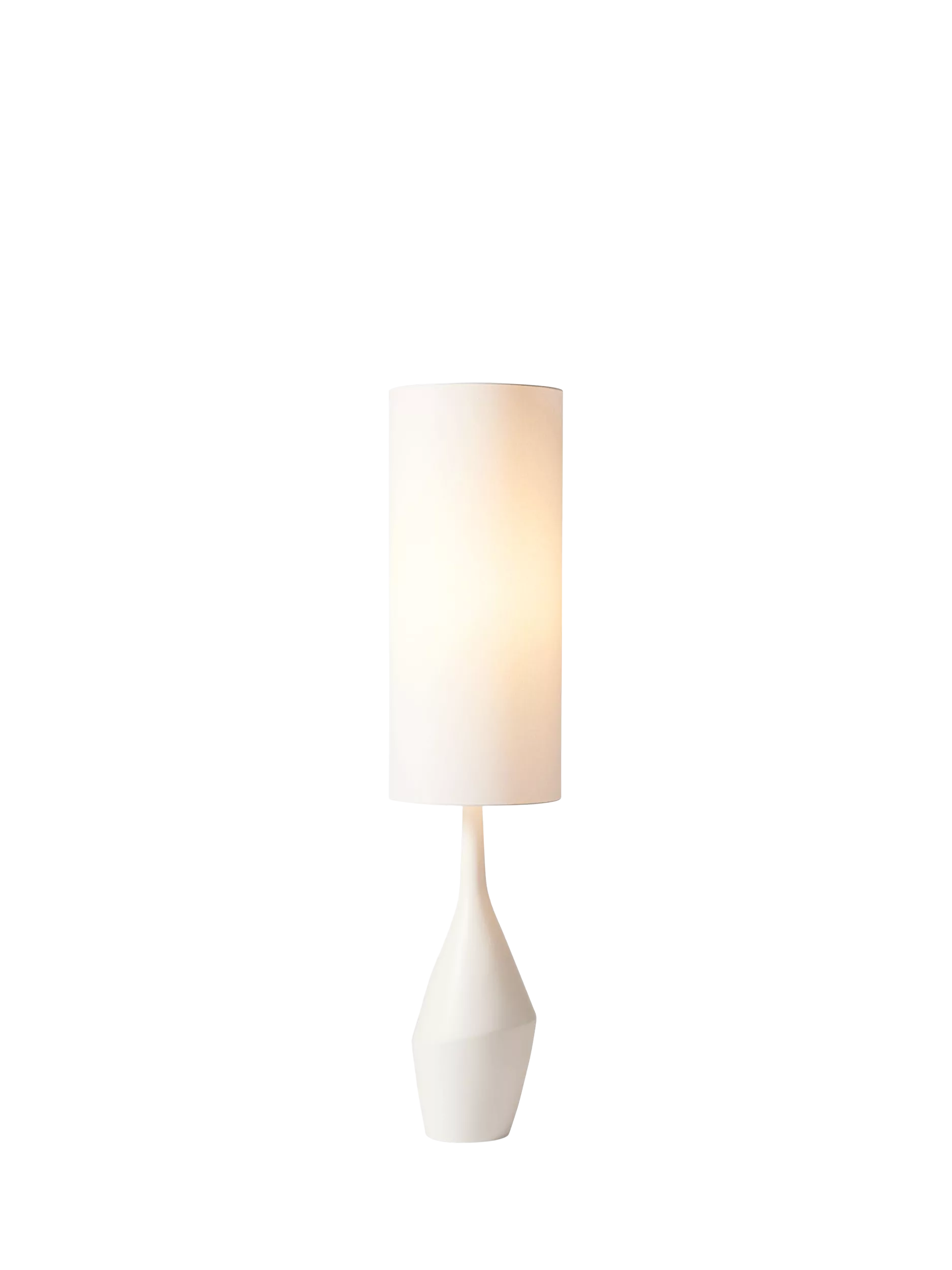 West Elm Asymmetry white ceramic floor lamp, UK version