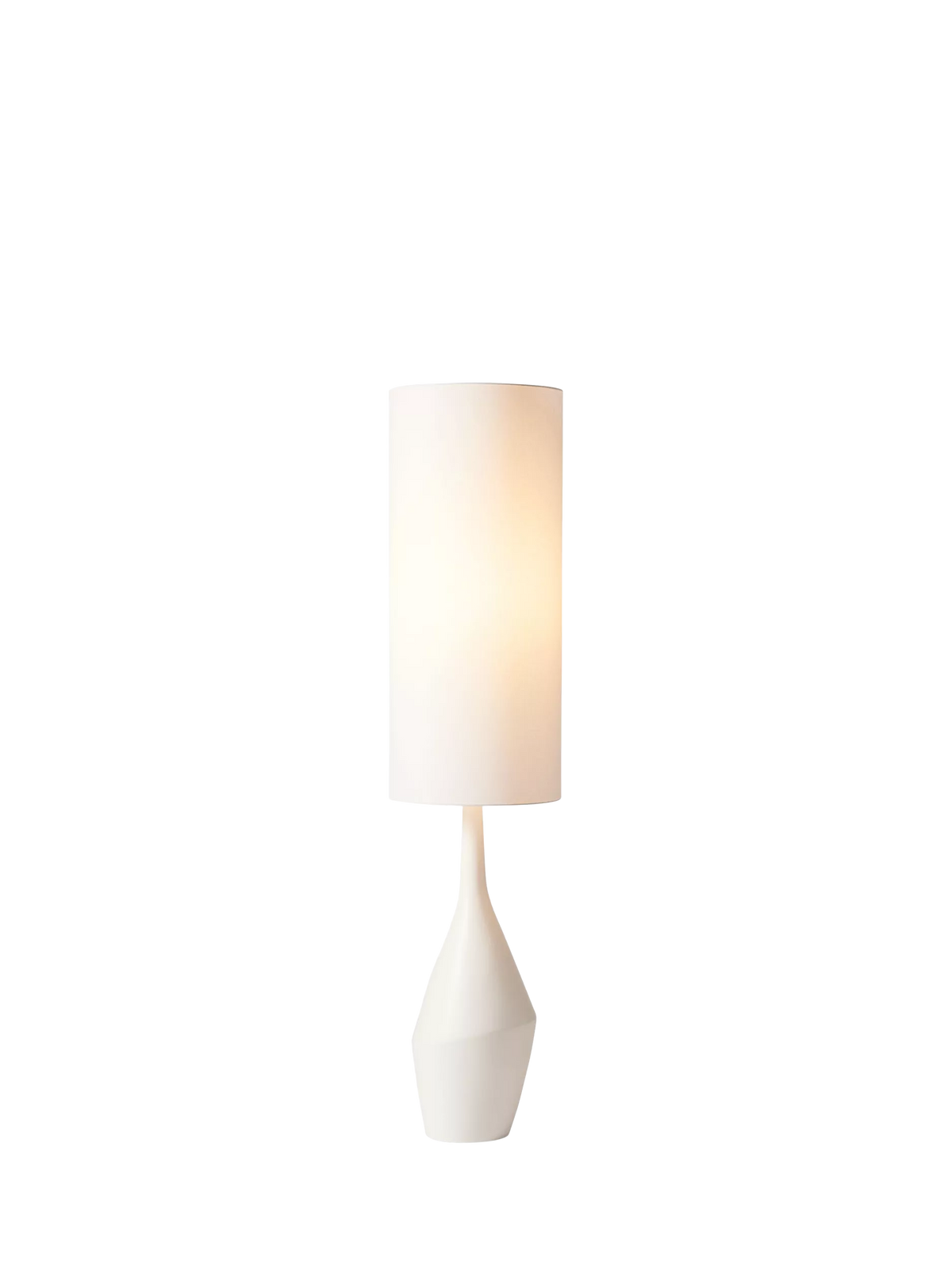 West Elm Asymmetry white ceramic floor lamp, UK version